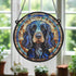 Cocker (Working) Black Stained Glass Effect Suncatcher